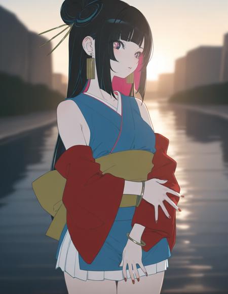 OC girl from tuki.『ひゅるりらぱっぱ』by 十八番茶 mado [Illustrious/NAI, Pony XL] HYURURIRAPAPPA