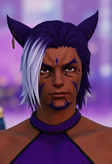 Face 2 Male Miqo RE:MIX Pony/Flux/XL/1.5