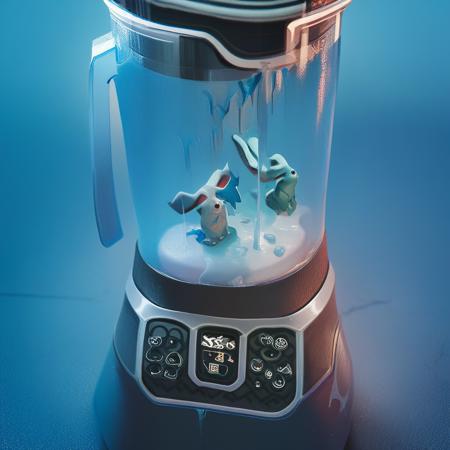 Final Fantasy Carbuncle in a Blender Meme Pony XL