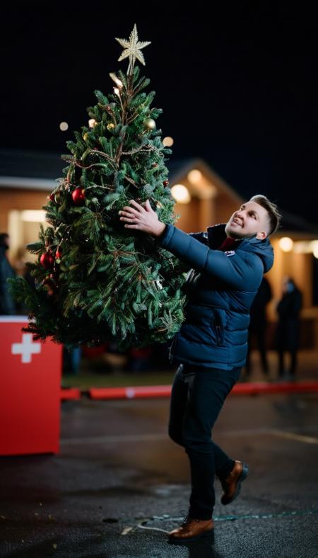 Xmas Tree Toss (Christmas Tree Throw) LoRA XL