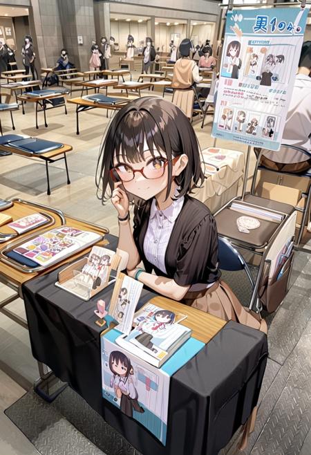 同人誌即売会 / Doujinshi convention SDXL