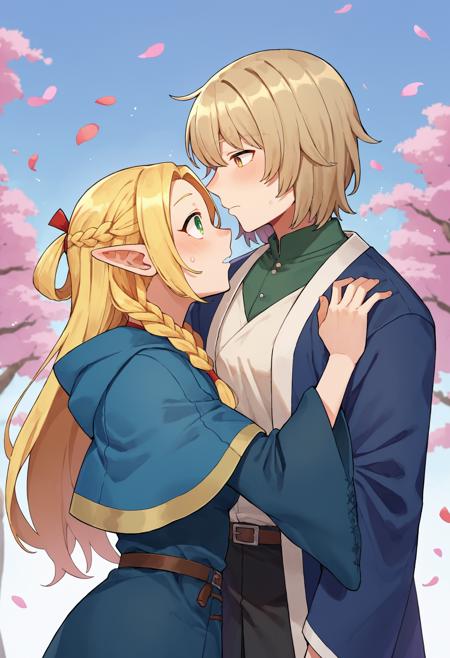 (PonyXL) Falin x Marcille (Dungeon Meshi) | 迷宫饭 法琳 x 玛露西尔 | ダンジョン飯 ファリン x マルシル版本v1.0 (ID: 496039)