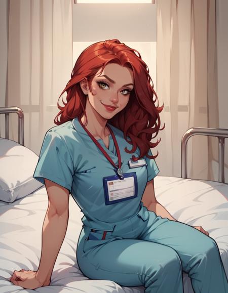 Modern Nurse Uniform Scrubs