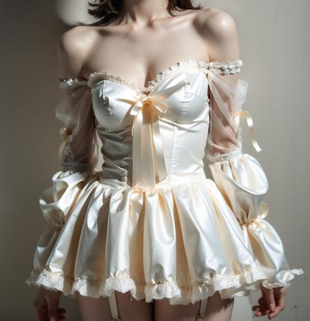 red ribbon outfit