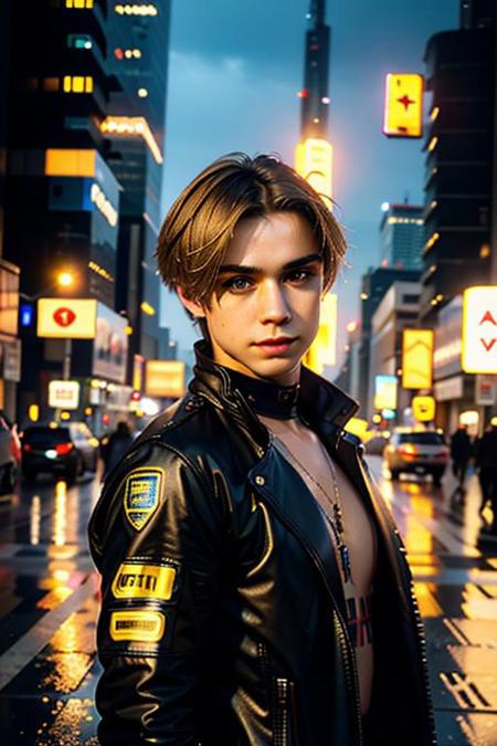 Model Young man