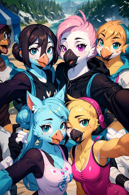 Anthro Birds LoRA版本v3 (ID: 91421)
