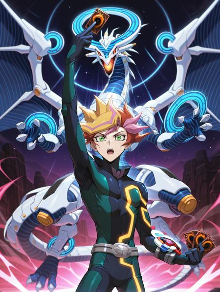 Yu-Gi-Oh! - Playmaker, Accesscode, Decode Talker & Firewall Dragon (プレイメーカー, アクセスコード/ デコード・トーカー, ファイアウォール・ドラゴン) illuXL