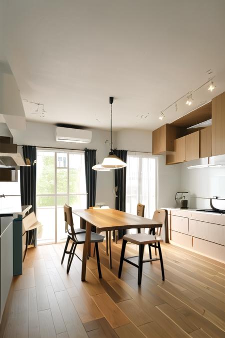 日本の住宅のLDK (living room & dining room & kitchen) SD15
