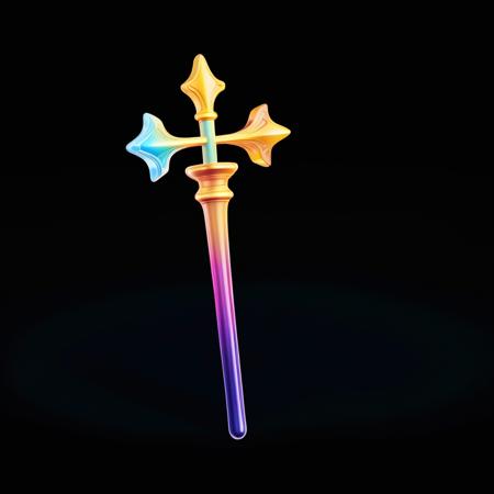 【Vibrant 3D icon】gradient effect on a black background XL