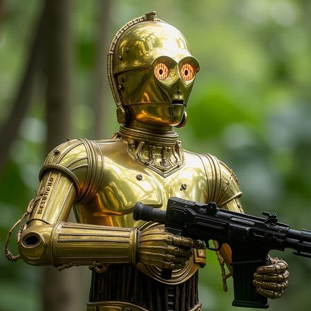 C-3PO - Flux1.D & SDXL