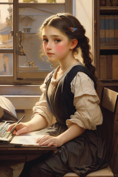style of william bouguereau 202