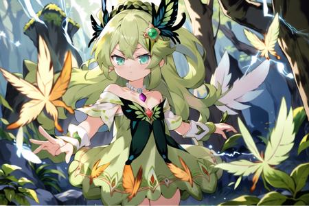cute anime girl by yijiang