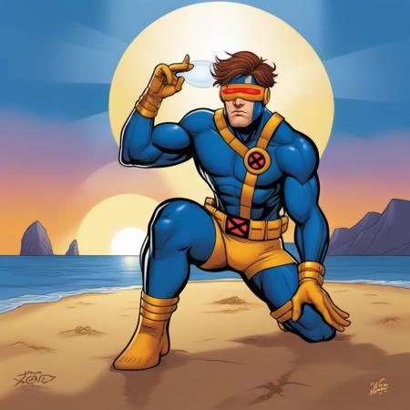 Cyclops - Marvel Character - SDXL Realistic & Comics