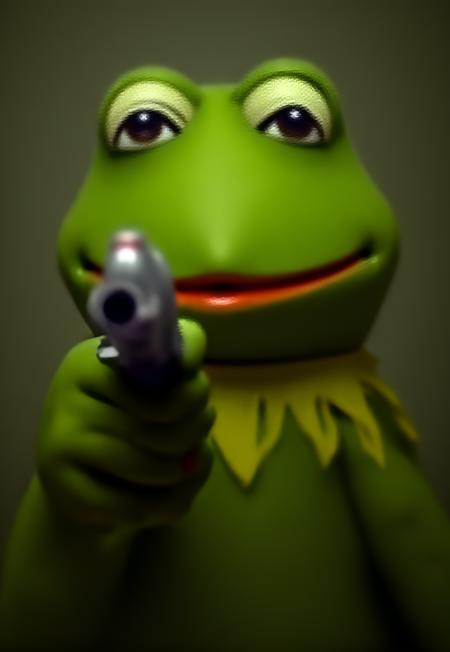Pointing Gun at Viewer