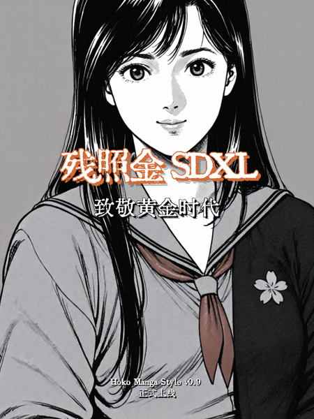 Zanshou-kin(残照金) SDXL  Hoko Manga Style