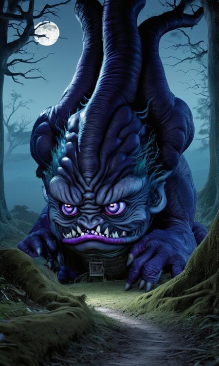 Moster Codex-Big Headed Ghost | 怪物志-百鬼-大头鬼