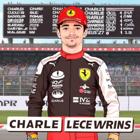 F1 Driver Charles Leclerc LORA