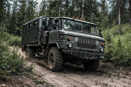USSR truck GAZ-66 (СССР грузовой автомобиль ГАЗ-66)