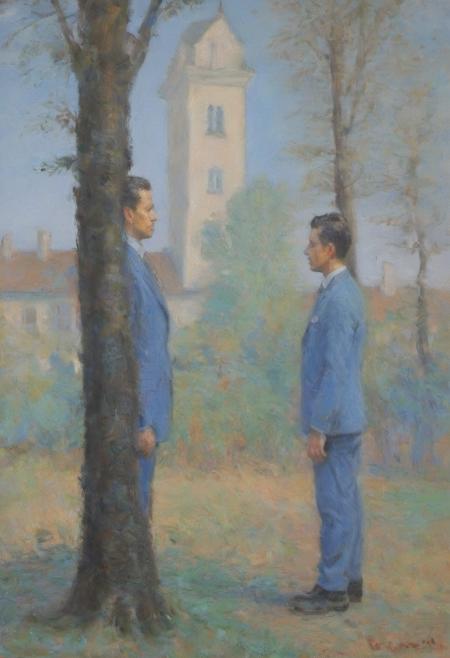 Eldritch Impressionism oil painting
