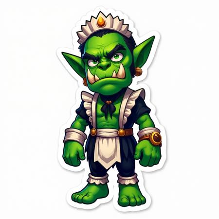 Green Orc Stickers