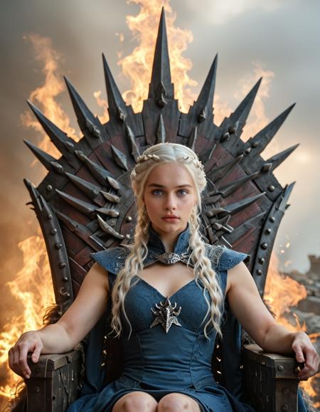 Emilia Clarke as Daenerys Targaryen - LORA  - FLUX and PONY ?
