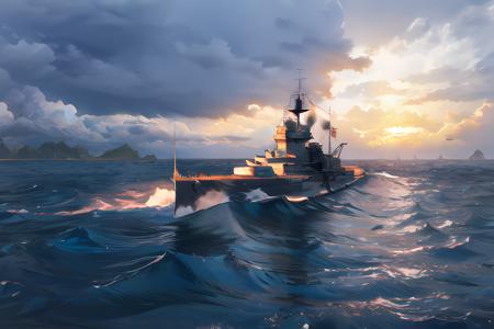 HMS Warspite Battleship