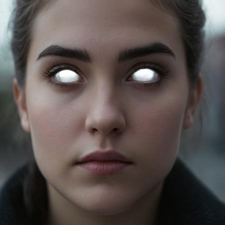 White Sclera Eye Style XL
