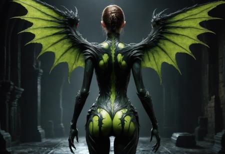 DonM - Dragons and Wings and Back view [Flux,SDXL]