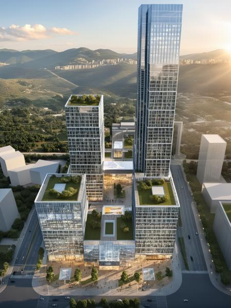 JJ's Archviz architectural Birdview