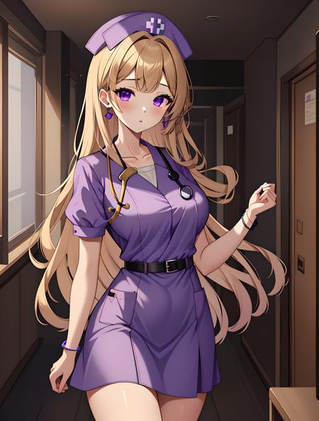 Purple Nurse Outfit