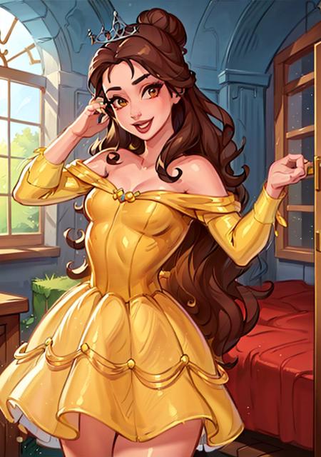 Belle Princess (beauty and the beast) - SD 1.5 | XL PONY - Disney by YeiyeiArt