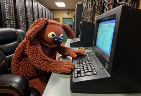 Rowlf The Dog - Muppet - 1970s Puppet Version
