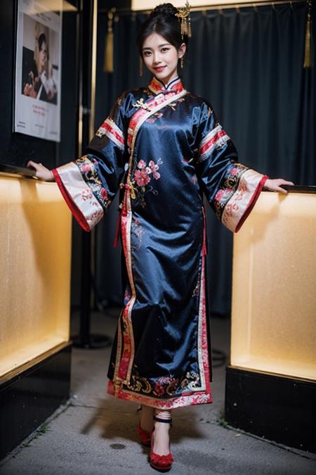 清代女性旗装版本qizhuang (ID: 168708)