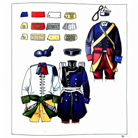 Historical European Uniforms LoRA