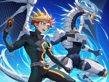 Yu-Gi-Oh! - Playmaker, Accesscode, Decode Talker & Firewall Dragon (プレイメーカー, アクセスコード/ デコード・トーカー, ファイアウォール・ドラゴン) illuXL