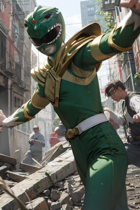 Green Power Ranger - Mighty Morphing Power Rangers版本v1.0 (ID: 106453)