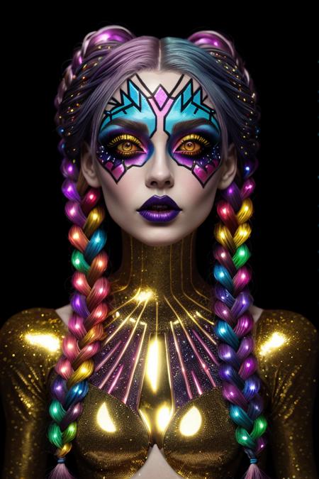 Celestial Chromatic with Bodypaint: A Symphony of Light and Color ?✨?