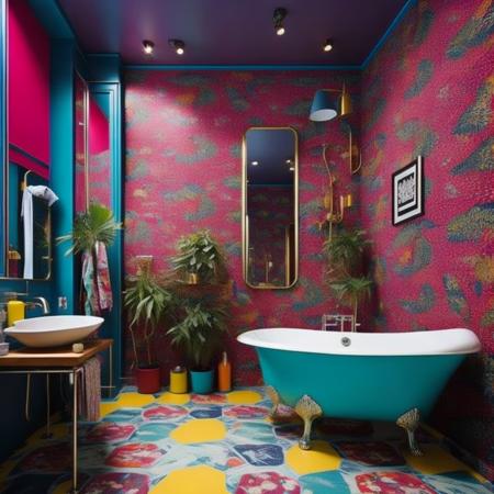 kitsch  style interior design