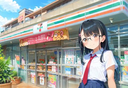 コンビニの外観7 PONY