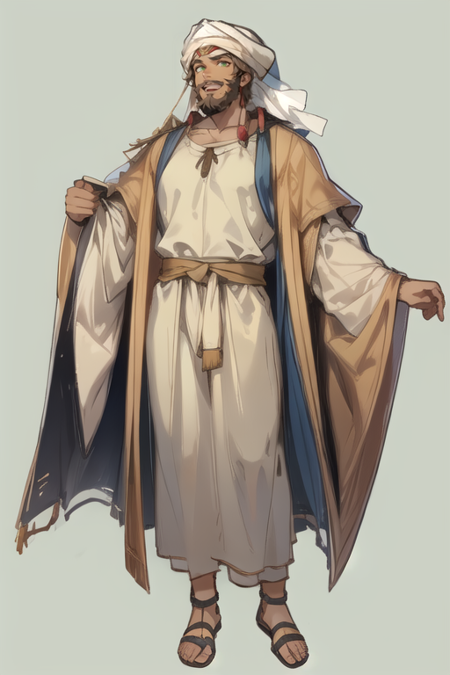 traditional Hebrew clothing (9rd century BC)