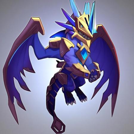 Hextech dragon and Chemtech dragon
