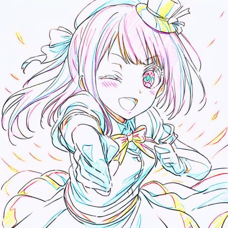 Anime Original Art Style - Color Trace | Pony & illustrious & SDXL版本SDXL_v1.0 (ID: 335114)