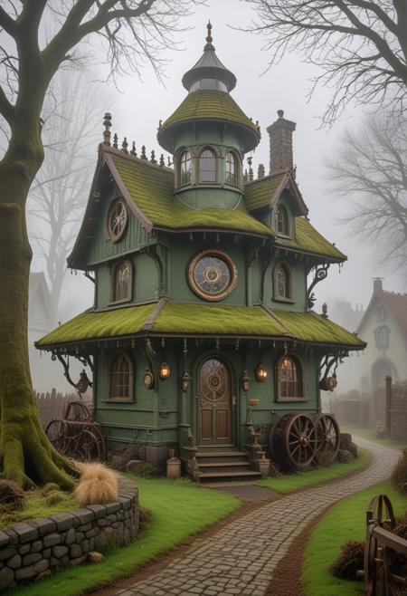 Dynamic Wildcard - steampunk house unleashed