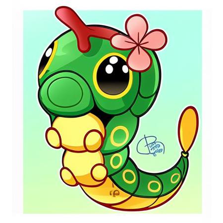 Caterpie #0010 (Pokemon)