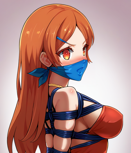 (IllustriousXL/PonyXL) Over the Nose Gag with Visible Lips