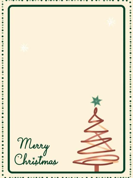 ? Christmas Postcard Template - Print your own generated X-mas card! ? [Flux]