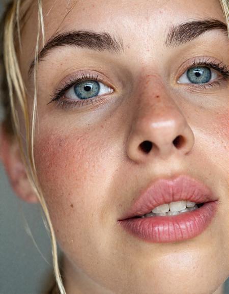 Female - Face Portraits - Detailed Skin - Closeup Macro - Flux