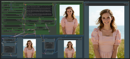 Flux LoRA Workflow with Finetune/Upscale
