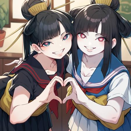 OC girl from tuki.『ひゅるりらぱっぱ』by 十八番茶 mado [Illustrious/NAI, Pony XL] HYURURIRAPAPPA