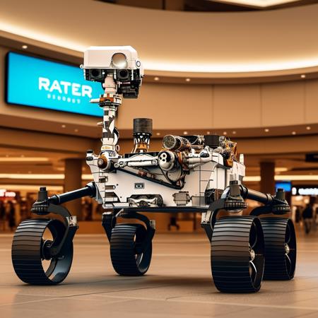 Curiosity Mars Rover - SDXL